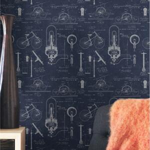 Patents Blue Wallpaper by Mind The Gap