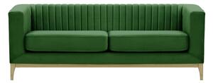 Slender Wood 3 Seater Sofa