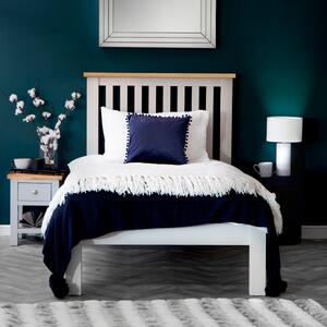 Salisbury Grey Painted Oak Single Bed Frame
