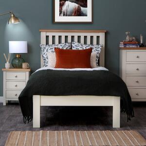 Salisbury Ivory Painted Oak Single Bed Frame