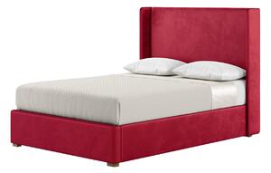 Darcy 4ft6 Double Bed Frame With Modern Smooth Wing Headboard