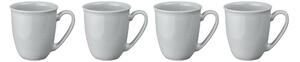 Intro Soft Grey Set Of 4 Mugs