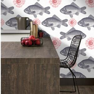 Fish Neutral Wallpaper by Mind The Gap