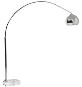 Retro Style Arch Chrome Lamp with Marble Base
