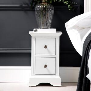 Banbury White Painted Small Bedside Table