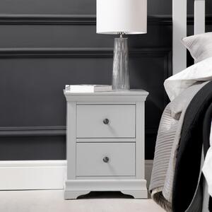 Florence Grey Painted Large Bedside Table