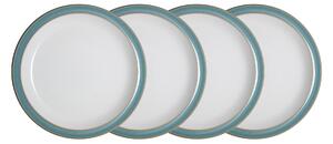 Azure 4 Piece Medium Plate Set