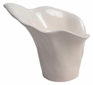 Cream Ceramic Lily Tealight Holder
