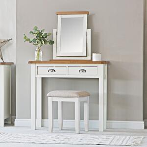 Chester White Painted Oak Dressing Table