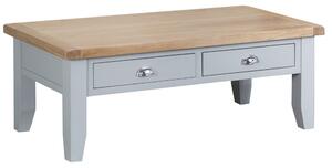 Suffolk Grey Painted Oak Large Coffee Table