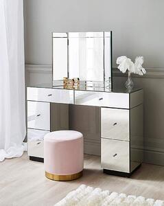 Deco Assembled Mirrored Dressing Table