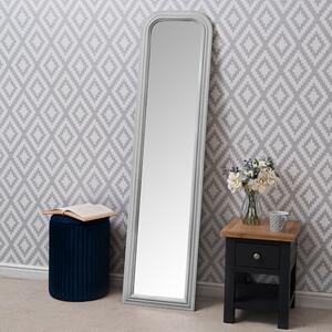Salzburg Grey Arched Leaner Hallway Mirror 40 x 160cm