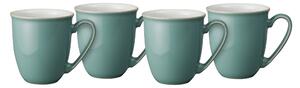 Elements Fern Green 4 Piece Coffee Beaker/Mug Set