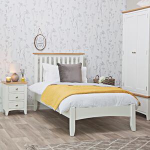 Gloucester White Painted Single Bed Frame