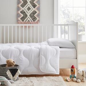 Fogarty Little Sleepers Perfectly Washable 7 Tog Cot Bed Duvet, Pillow & Mattress Protector White
