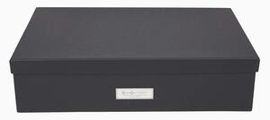 Jakob Compartment Storage Box by Bigso Sweden, charcoal