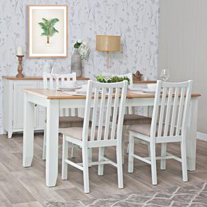 Gloucester White Painted 1.2m Extending Dining Table