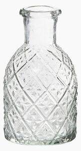 Apothecary Styled Glass Bottle Candle Holder, Patterned