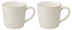 Impression Cream Set Of 2 Spiral Large Mug