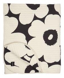 Unikko Bedspread - / Quilted - 160 x 260 cm by Marimekko Black