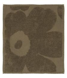 Unikko Guest towel - / 30 x 30 cm by Marimekko Brown