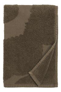 Unikko Hand towel - / 30 x 50 cm by Marimekko Brown
