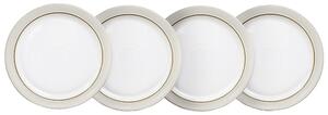 Natural Canvas Set Of 4 Dinner Plates