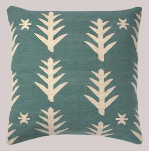 Aspen Cotton Dhurrie Large Floor Cushion Cover - Green