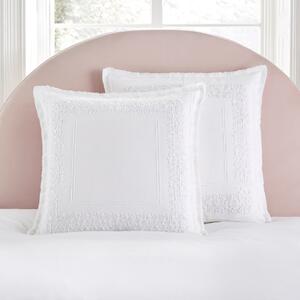 Dorma Purity Burley 100% Cotton Continental Pillowcase White