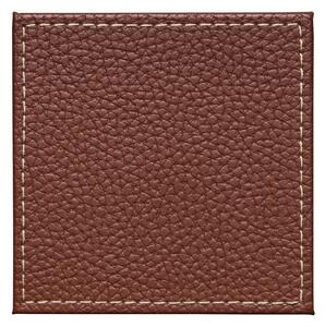 Denby Brown Faux Leather Coasters Set Of 4
