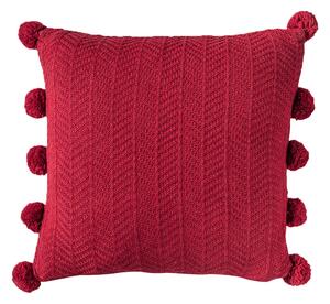 Lachute Herringbone Red Cushion