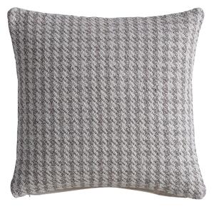 Alfie Houndstooth Knitted Cushion