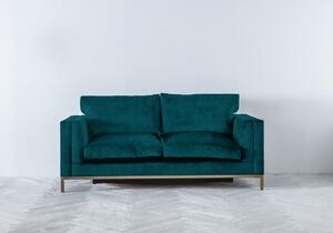 Jamie Three-Seater Sofa Bed in Spanish Blue