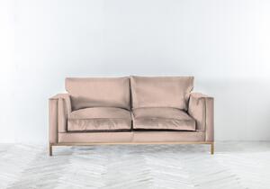 Jamie Three-Seater Sofa in Rose Petal