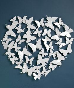 Damart Heart Shaped Butterfly Wall Art