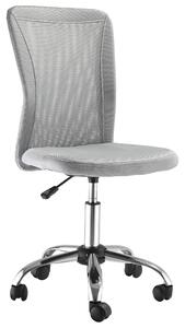 Vinsetto Ergonomic Office Mesh Task Chair, Armless, Mid Back, Height Adjustable, Swivel Wheels, Grey