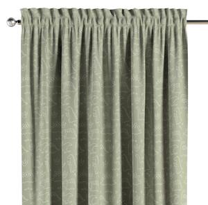 Slot and frill curtains