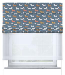 Voile and fabric roman blind (DUO II)