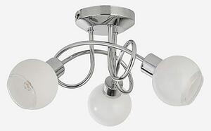 Ceiling Light with White Glass Shades