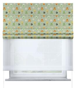 Voile and fabric roman blind (DUO II)