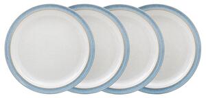 Elements Blue 4 Piece Dinner Plate Set