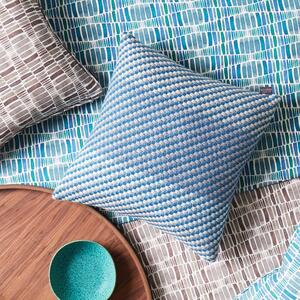Inlet Cashmere Cushion - 43 x 43 cm / Blue / Cashmere Wool