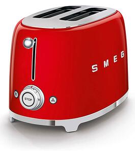 Smeg TSF01 2 Slice Red Toaster