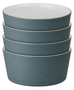 Impression Charcoal Blue Set Of 4 Straight Bowl