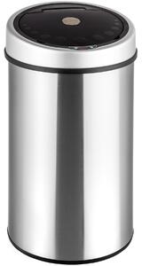 400362 kitchen bin with sensor - 50 l, silver