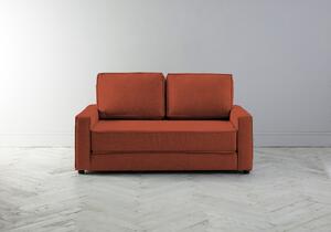 Dacre Two-Seater Sofabed in Marmalade Orange