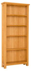 Newlyn Light Oak Large Bookcase, 5 Shelves | Delivered Fully Assembled