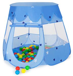 Tectake 400951 play tent with 100 balls for kids - blue