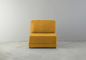 Dacre Single No Arms Sofabed in Medallion Gold