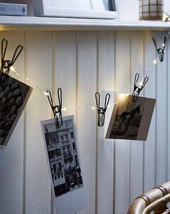 Black String Lights with Clips